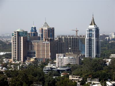 UB City in Bengaluru, the business district where the office was announced.