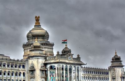 Vidhana Soudha in Bengaluru, the seat of the Karnataka legislature.