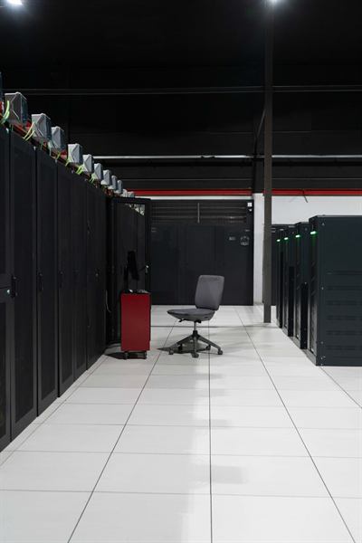 An administrator's workstation in a data centre. Both states wrote policies around this infrastructure.