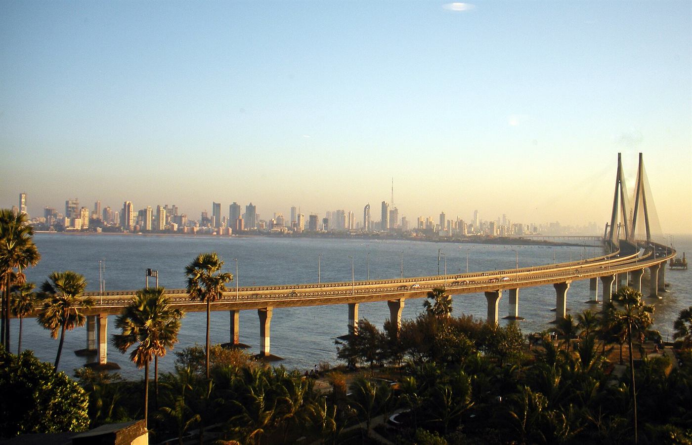 The Mumbai skyline. Mumbai alone accounts for a large share of national output.