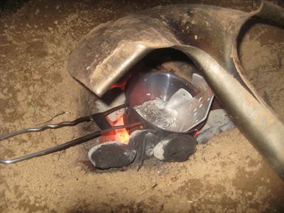 Molten metal. The carbon market targets apply to the blast furnaces that produce steel.