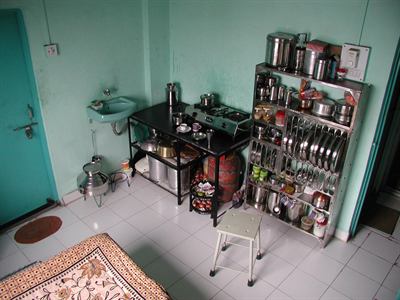 An Indian household kitchen, where inflation is actually felt.